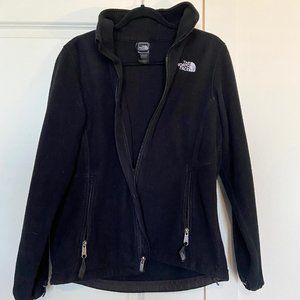The North Face Women's Fleece Black Zip-up Jacket